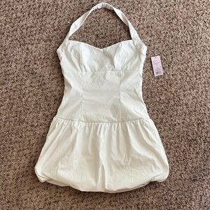 Wild Fable White Halter Dress